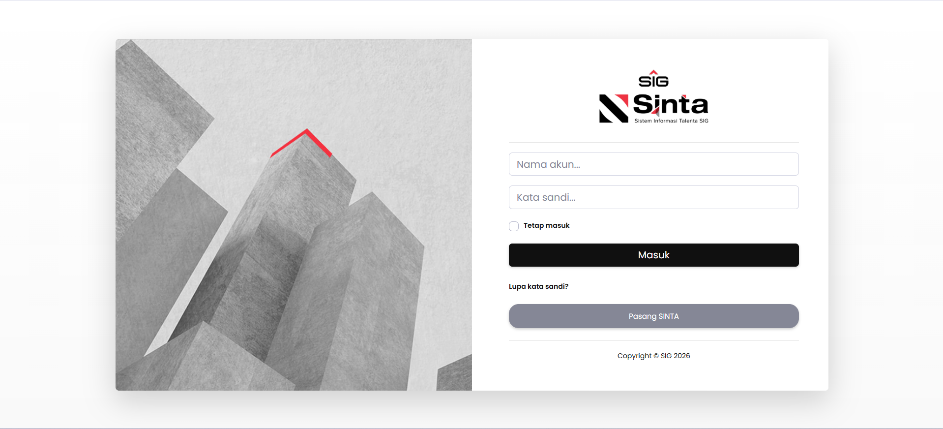 SINTA - SISTEM INFORMASI TALENTA